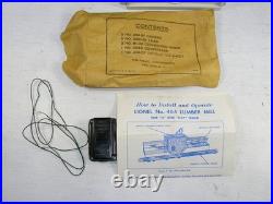 Post-War Lionel 464 Operating Lumber Mill, Box, Manual, Controller, Works, C8