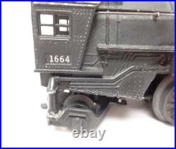 PreWar Lionel 1664 Locomotive with tender 2 cars and caboose