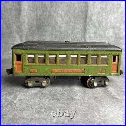 Pre War 1937 Lionel Pullman Car 610 Metal O Gauge Set Of 3 Cars