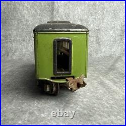Pre War 1937 Lionel Pullman Car 610 Metal O Gauge Set Of 3 Cars