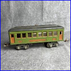 Pre War 1937 Lionel Pullman Car 610 Metal O Gauge Set Of 3 Cars