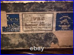 Pre-War Ives/Lionel Wide Gauge Electric Locomotive With Cars And Track Untested