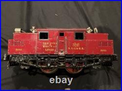 Pre-War Ives/Lionel Wide Gauge Electric Locomotive With Cars And Track Untested