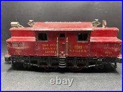 Pre-War Ives/Lionel Wide Gauge Electric Locomotive With Cars And Track Untested
