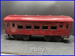 Pre-War Ives/Lionel Wide Gauge Electric Locomotive With Cars And Track Untested