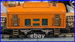 Pre -War Lionel 248 Orange Engine & 629 630 Passenger Cars