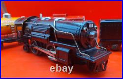 Pre-War Lionel #259E O Gauge 2-4-2 Steam Locomotive And 3 Cars GREAT CONDITION