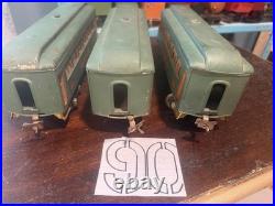 Pre War Pass Cars standard gague, lighted. #332, #339, # 341
