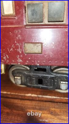Pre-war Lionel 319 Pullman Standard Gauge Passenger Car Maroon NY Central Lines