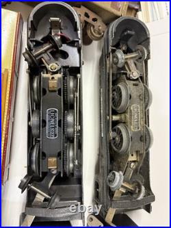 Pre-war Lionel O-27 gauge 1668E 2-6-2 locomotive + 1688 + 6 cars parts/repair