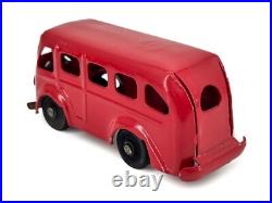 Prewar 1938 Original RED Marx Bus Truck Van Pressed Steel Delivery Lionel WOW