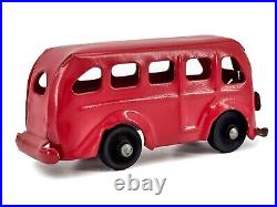 Prewar 1938 Original RED Marx Bus Truck Van Pressed Steel Delivery Lionel WOW