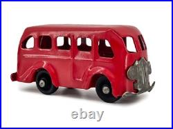 Prewar 1938 Original RED Marx Bus Truck Van Pressed Steel Delivery Lionel WOW