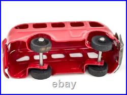 Prewar 1938 Original RED Marx Bus Truck Van Pressed Steel Delivery Lionel WOW