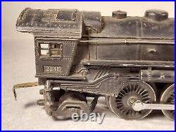 Prewar Lionel 0 Gauge 224E Steam Engine Locomotive Train with Tender Untested