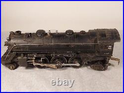 Prewar Lionel 0 Gauge 224E Steam Engine Locomotive Train with Tender Untested