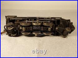 Prewar Lionel 0 Gauge 224E Steam Engine Locomotive Train with Tender Untested