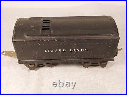 Prewar Lionel 0 Gauge 224E Steam Engine Locomotive Train with Tender Untested