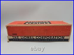 Prewar Lionel 1668 2-6-2 Torpedo Steam Locomotive Metal + 1689 Tender READ