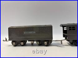 Prewar Lionel 1689E Steam Passenger Train Set with Sound Tender & Passenger Cars