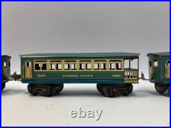 Prewar Lionel 1689E Steam Passenger Train Set with Sound Tender & Passenger Cars