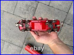 Prewar Lionel 1690 1691 O Gauge Passenger Cars Red Set of 3 Vintage Tin