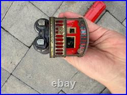 Prewar Lionel 1690 1691 O Gauge Passenger Cars Red Set of 3 Vintage Tin