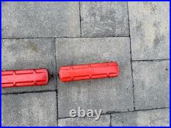 Prewar Lionel 1690 1691 O Gauge Passenger Cars Red Set of 3 Vintage Tin
