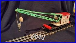 Prewar Lionel 219 Crane White Red Black Knobs Nice Original Last Version