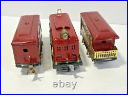 Prewar Lionel #248 Loco & 629, 630 Passenger Cars Tested Work Greate