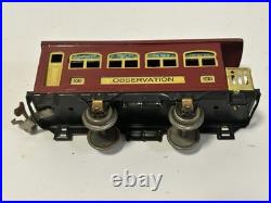Prewar Lionel #248 Loco & 629, 630 Passenger Cars Tested Work Greate