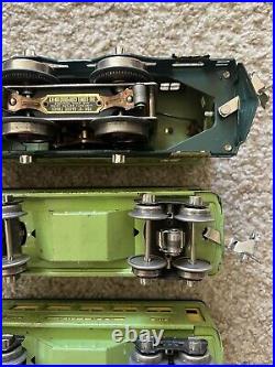 Prewar Lionel 253 Locomotive, 607 Pullman, 608 Observation Car, Train Lot