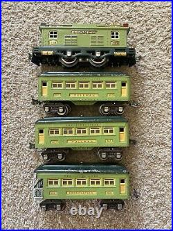 Prewar Lionel 253 Locomotive, 607 Pullman, 608 Observation Car, Train Lot