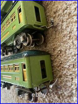 Prewar Lionel 253 Locomotive, 607 Pullman, 608 Observation Car, Train Lot