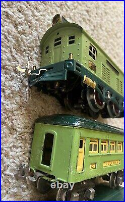 Prewar Lionel 253 Locomotive, 607 Pullman, 608 Observation Car, Train Lot