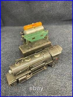 Prewar Lionel # 259E and Tender O Gauge with Lionel line cars 803, 804, 1680
