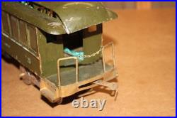 Prewar Lionel #29 New York Central Lines Coach Standard Gauge Olive Green Prewar Lionel #29 New York Central Lines Coach Standard Gauge Olive Green