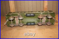 Prewar Lionel #29 New York Central Lines Coach Standard Gauge Olive Green Prewar Lionel #29 New York Central Lines Coach Standard Gauge Olive Green