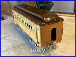 Prewar Lionel 309 Pullman Car & 312 Observation Car set, Baby State Tan/Brown