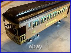 Prewar Lionel 309 Pullman Car & 312 Observation Car set, Baby State Tan/Brown