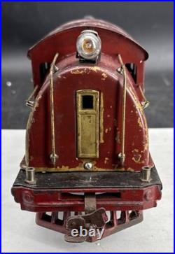 Prewar Lionel 380 Standard Gauge Red Electric Locomotive Original Condition Runs