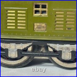 Prewar Lionel 8 Locomotive Standard Gauge 0-4-0 Powered Electric Green