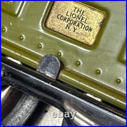 Prewar Lionel 8 Locomotive Standard Gauge 0-4-0 Powered Electric Green