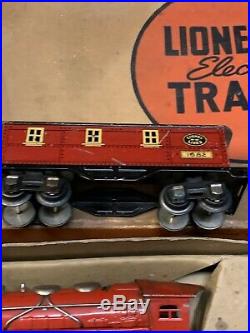 Prewar Lionel Jr. Steam Freight Set 1055E 1679 1682 Locomotive 1681e Station L23