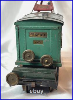 Prewar Lionel Lines Crane Car No. 219 Standard Gauge