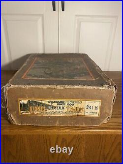 Prewar Lionel O Gauge #241e Set 2- 710, 712, 260e & Tender With Box & Paperwork
