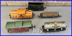 Prewar Lionel O Gauge 252 Electric Train 807, 804, 831 + Cars