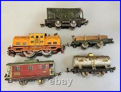 Prewar Lionel O Gauge 252 Electric Train 807, 804, 831 + Cars