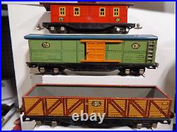 Prewar Lionel O Gauge Set 259e Loco, 261t Tender, Cars 1717,1719 & 1722