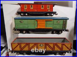 Prewar Lionel O Gauge Set 259e Loco, 261t Tender, Cars 1717,1719 & 1722